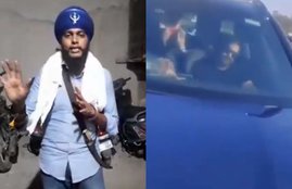Farmer, Ajay Devgan, Farmer Blast On Ajay Devgan, Ajay Devgan car, Farmer Yelling on Ayaj Devgan,
