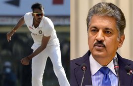 Anand Mahindra, Axar Patel
