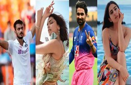 Axar Patel, Deepika Padukone, Rahul Tewatia, Sara Ali Khan