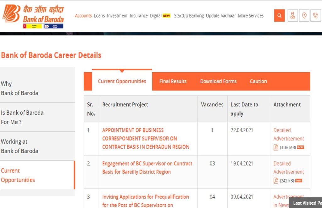 BOB Recruitment 2021, BOB Recruitment 2021 Notification, BOB Recruitment