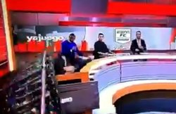 लाइव शो के दौरान टूट गया टीवी स्टूडियो का एक हिस्सा, बाल-बाल बचे पैनलिस्ट, लेना पड़ गया ब्रेक