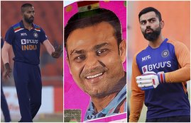 Hardik Pandya Virender Sehwag VIRAT KOHLI India vs England 3rd ODI