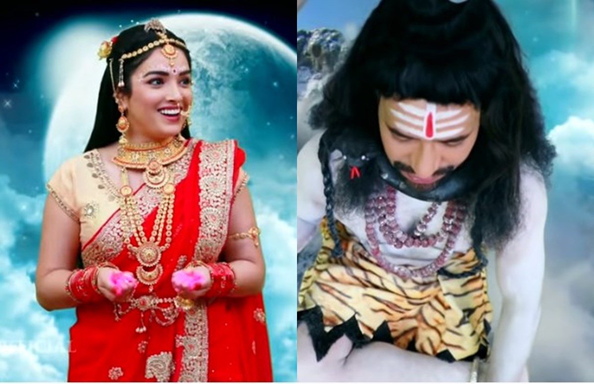 New Holi Song 2021: ‘होली खेले महाकाल’, आम्रपाली बनीं पार्वती, भोले भंडारी बने निरहुआ, देखें कैसे खेल रहे होली