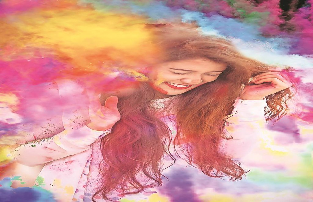 Holi festival of colours and delicious food