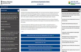 jee main answer key 2021, JEE Main final answer key, how to check jee main answer key 2021
