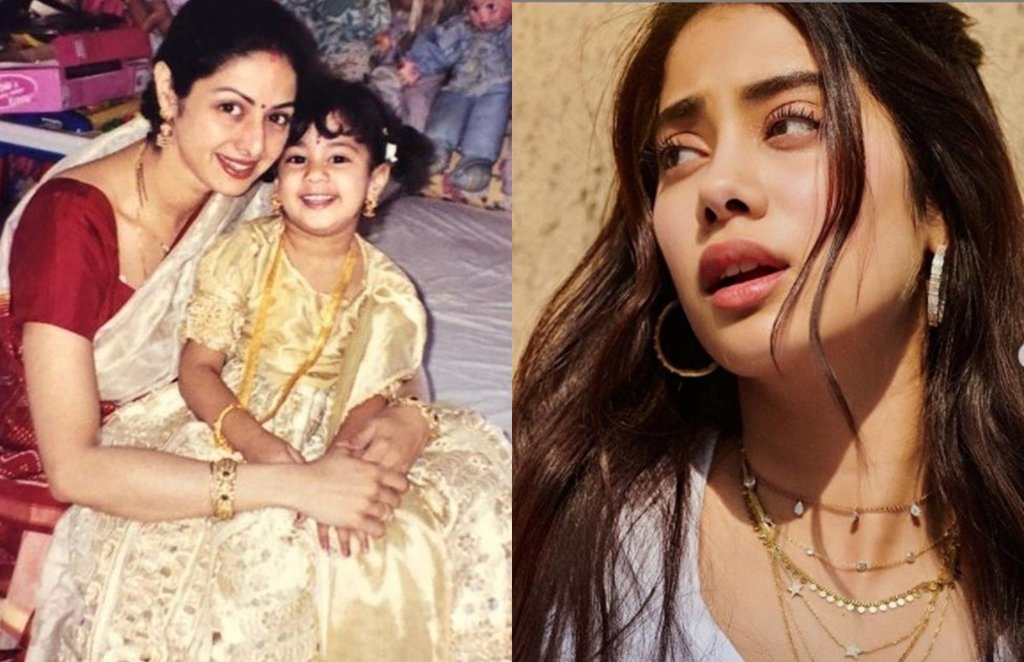 Sridevi, Boney Kapoor, Janhvi Kapoor, Roohi Star Janhvi Kapoor, Janhvi Kapoor,
