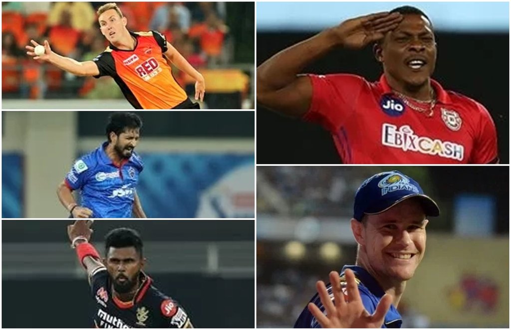 Jason Behrendorff Isuru Udana Mohit Sharma Sheldon Cottrell Billy Stanlake IPL 2021 Jason Behrendorff Isuru Udana Mohit Sharma Sheldon Cottrell Billy Stanlake IPL 2021