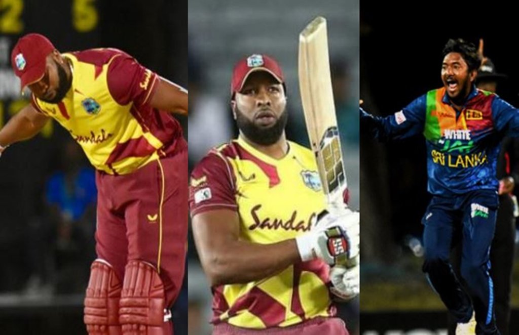 Kieron Pollard, Akila Dananjaya Kieron Pollard, Akila Dananjaya