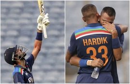 Krunal Pandya Hardik Pandya India vs England 1st ODI