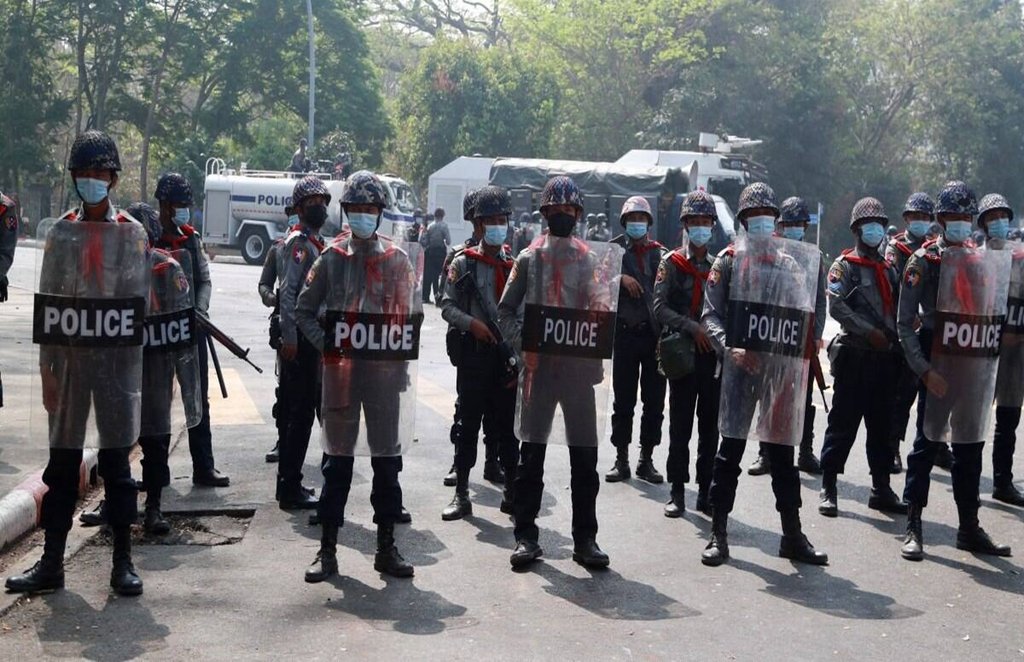 Myanmar, Police, Mizoram