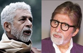 Naseeruddin Shah, Amitabh Bachchan, Mahanayak Amitabh Bachchan, Naseeruddin Shah