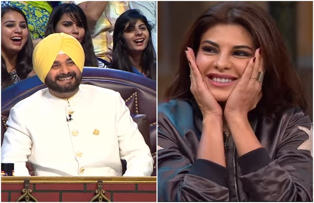 Navjot Singh Sidhu Jacqueline Fernandez Kapil Sharma Show