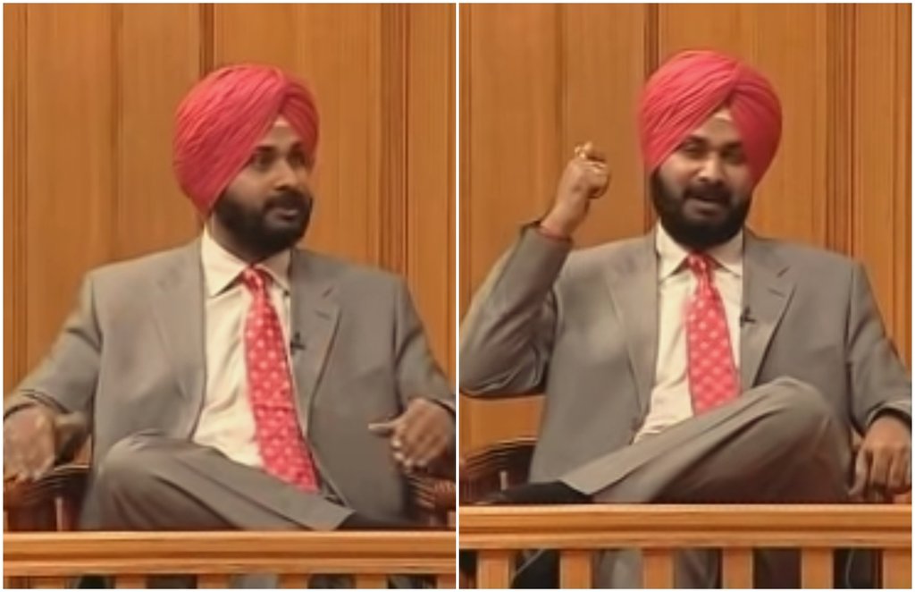Navjot Singh Sidhu Rajat Sharma Aap Ki Adalat Shilpa Shetty