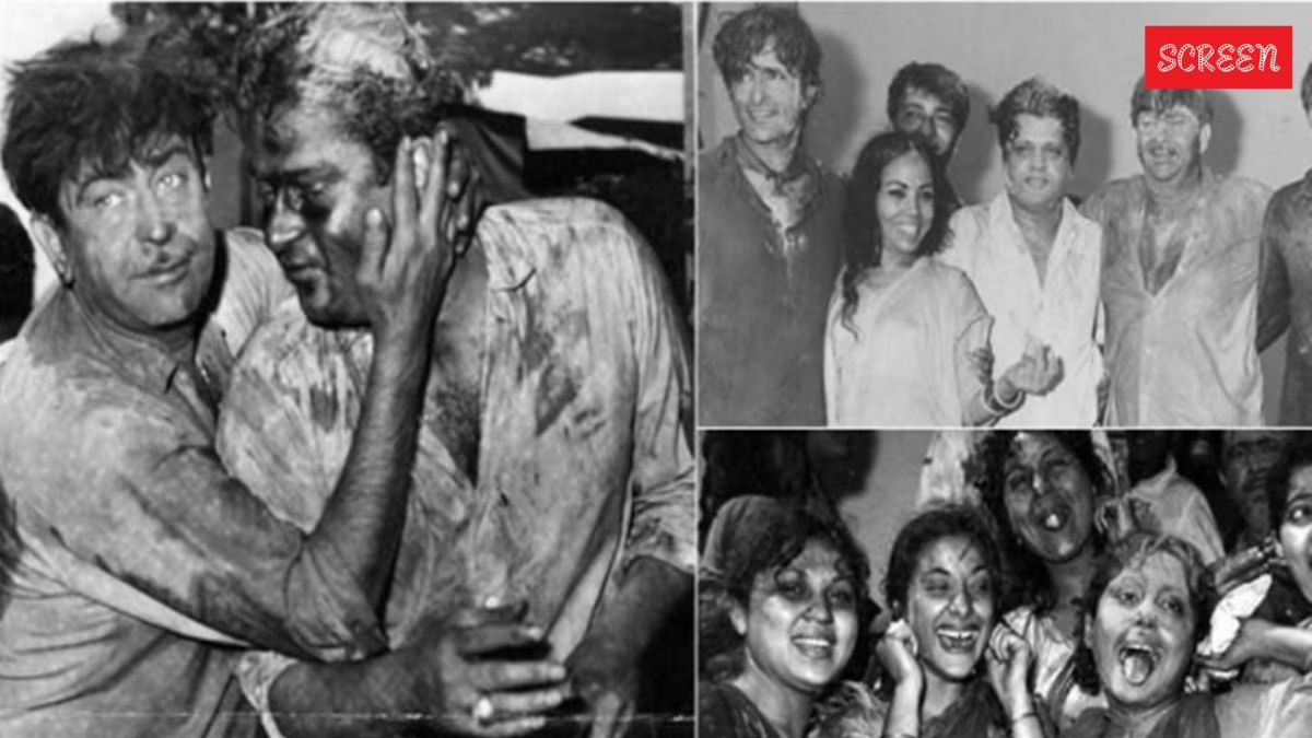Raj Kapoor Holi party