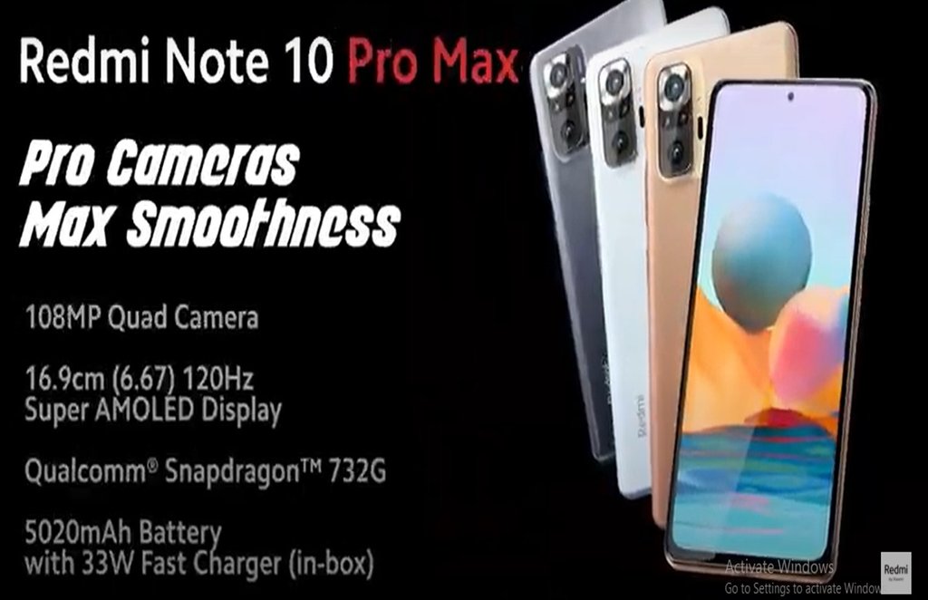 Xiaomi Redmi Note, Redmi Note 10 pro maz launched in india,
