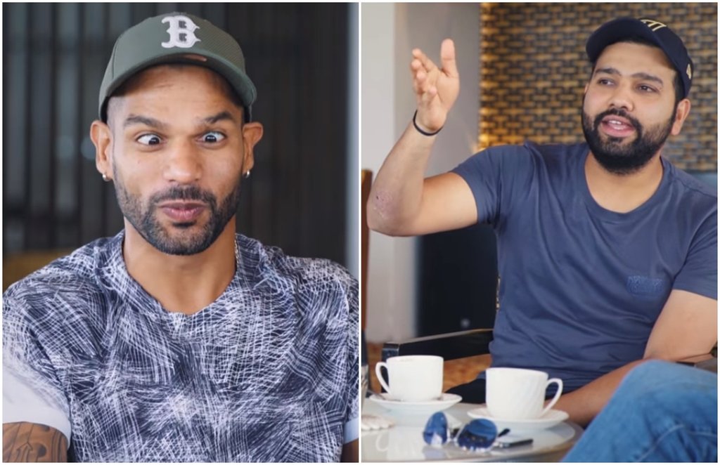 Shikhar Dhawan Rohit Sharma YouTube Breakfast With Champions Shikhar Dhawan Rohit Sharma YouTube Breakfast With Champions