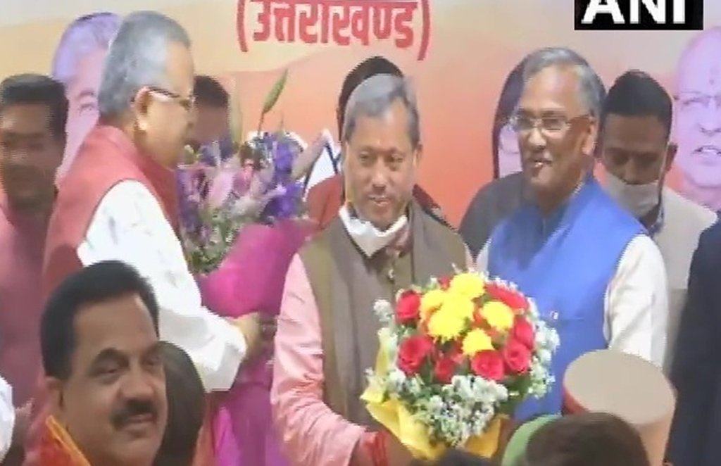 तीरथ सिंह रावत बने उत्तराखंड के मुख्यमंत्री (ANI)