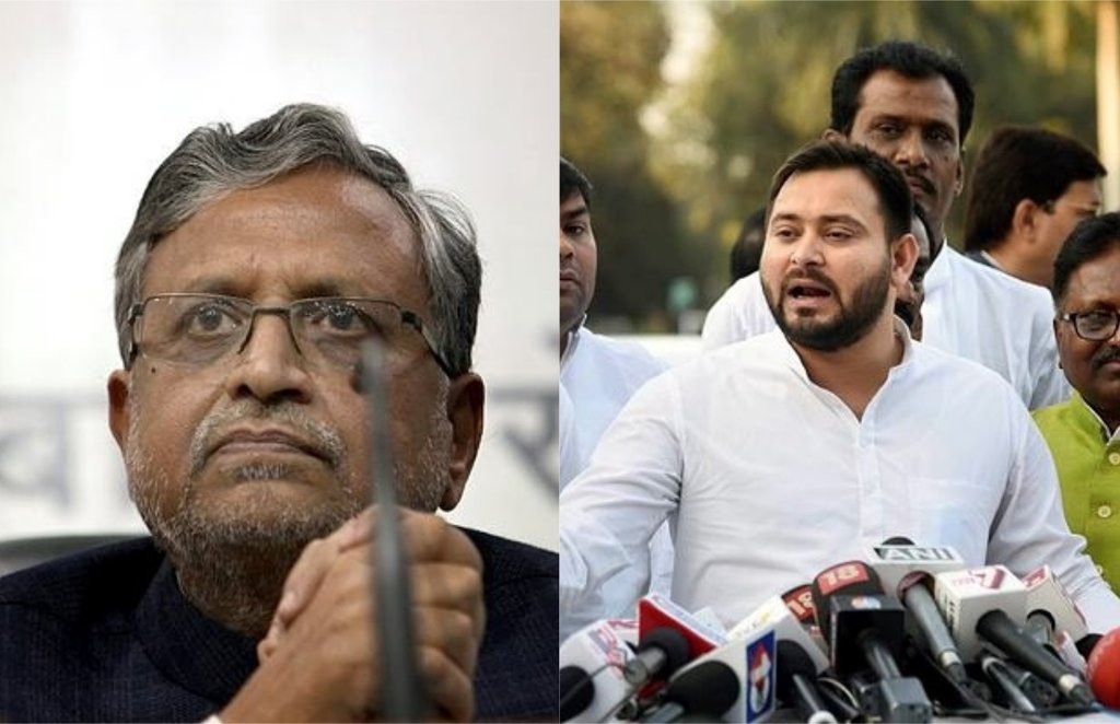 tejaswi yadav , sushil modi, bihar