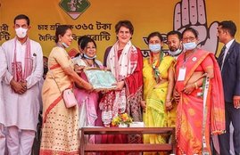 priyanka gandhi, congress, assam