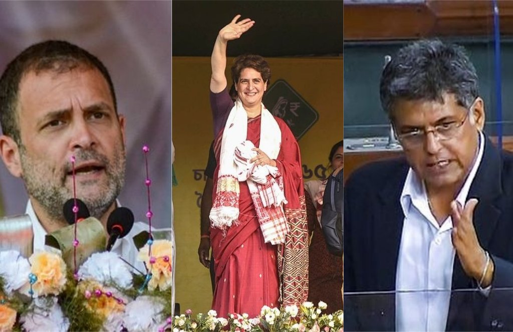 rahul gandhi, priyanka gandhi, manish tiwari