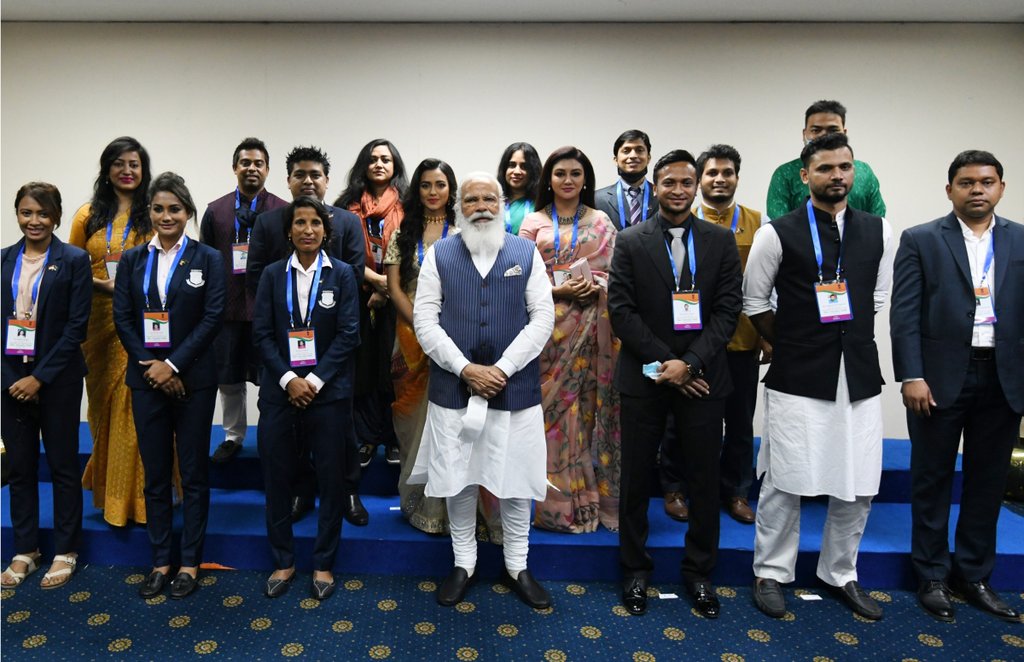 pm modi, bangladesh, mask