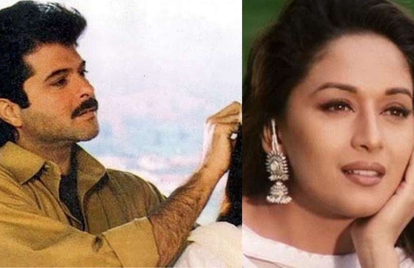 Madhuri Dixit, Anil Kapoor, MF Hussain