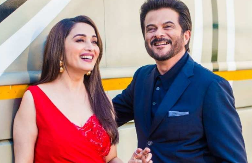 Madhuri Dixit, Anil Kapoor, MF Hussain