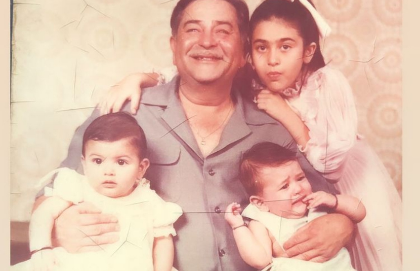 Raj Kapoor, Karisma Kapoor, Kareena Kapoor