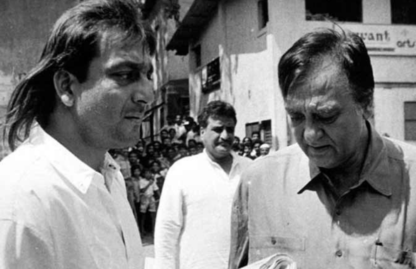 Nargis, Sunil Dutt and Sanjay Dutt