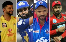 Virat Kohli Rohit Sharma Shikhar Dhawan Suresh Raina David Warner IPL 2021 Record