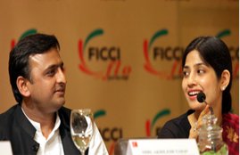 akhilesh yadav, dimple yadav, amar singh