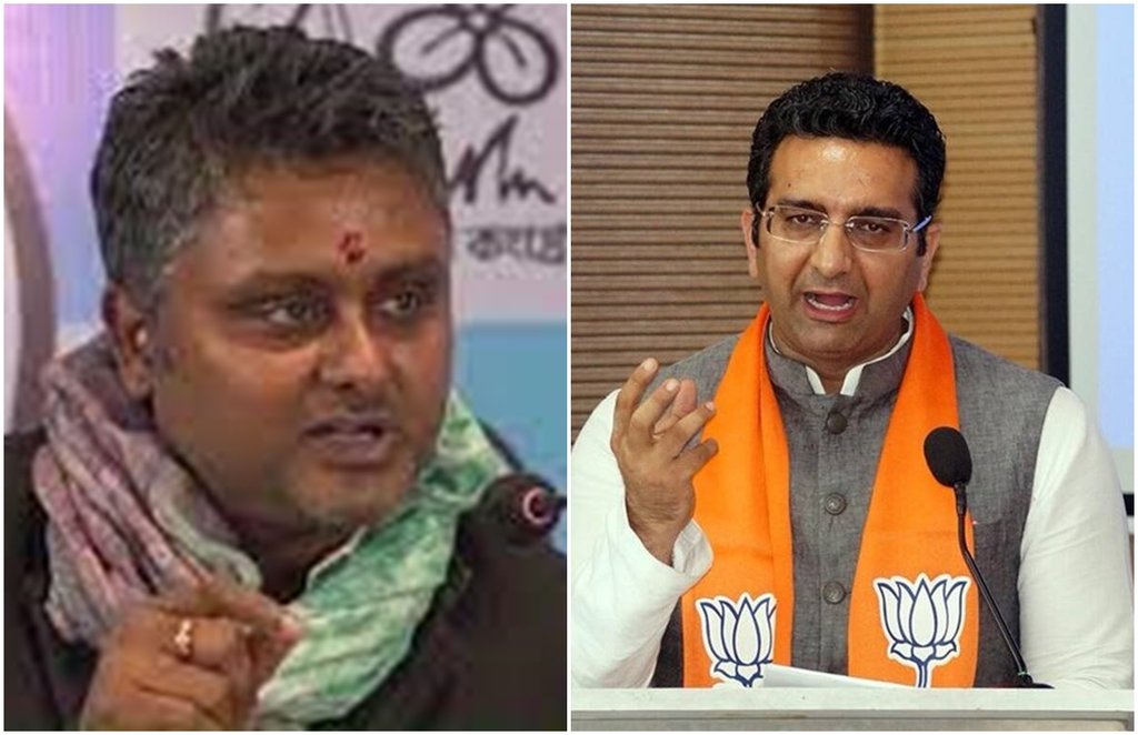 Shobha Majumdar,Bengal ,wb polls 2021 ,West Bengal, BJP, TMC, TV debate, gaurav bhatia, amesh devgan, jansatta