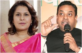 sambit patra, supriya shrinate, news 18, sambit patra in tv debate show, rahul gandhi, rahul gandhi on democracy, rahul gandhi on indian democracy, v dem, freedom house democracy report, narendra modi,