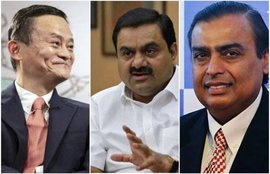 Gautam Adani, jack ma, mukesh ambani