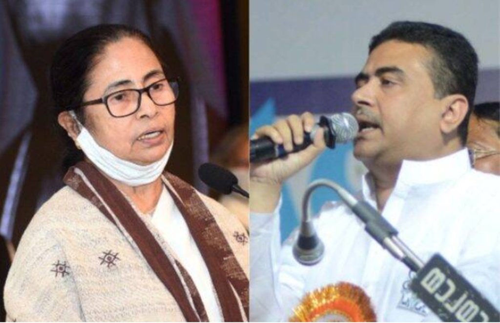 mamata banerjee, suvendu adhikari, bengal chunav 2021