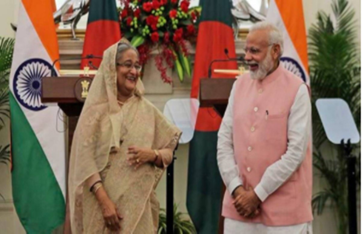 narendra modi, sheikh hasina, narendra modi in bangladesh