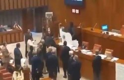 पाकिस्तानी सीनेट में मिले ‘जासूसी वाले कैमरा’, तो हंगामा! दीवार के भीतर छिपे मिले; इमरान के मंत्री ने शेयर किया फोटो