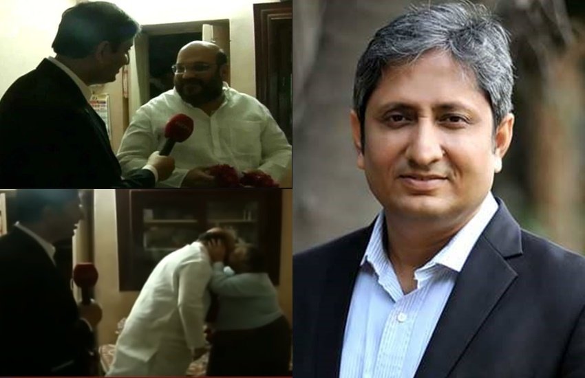 ravish kumar ndtv, ravish kumar and amit shah, ravish and shah