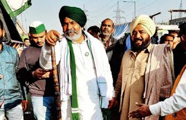 farmers protest, farm bill, BKU leader, rakesh tikait, modi government,target corporates godowns, jansatta