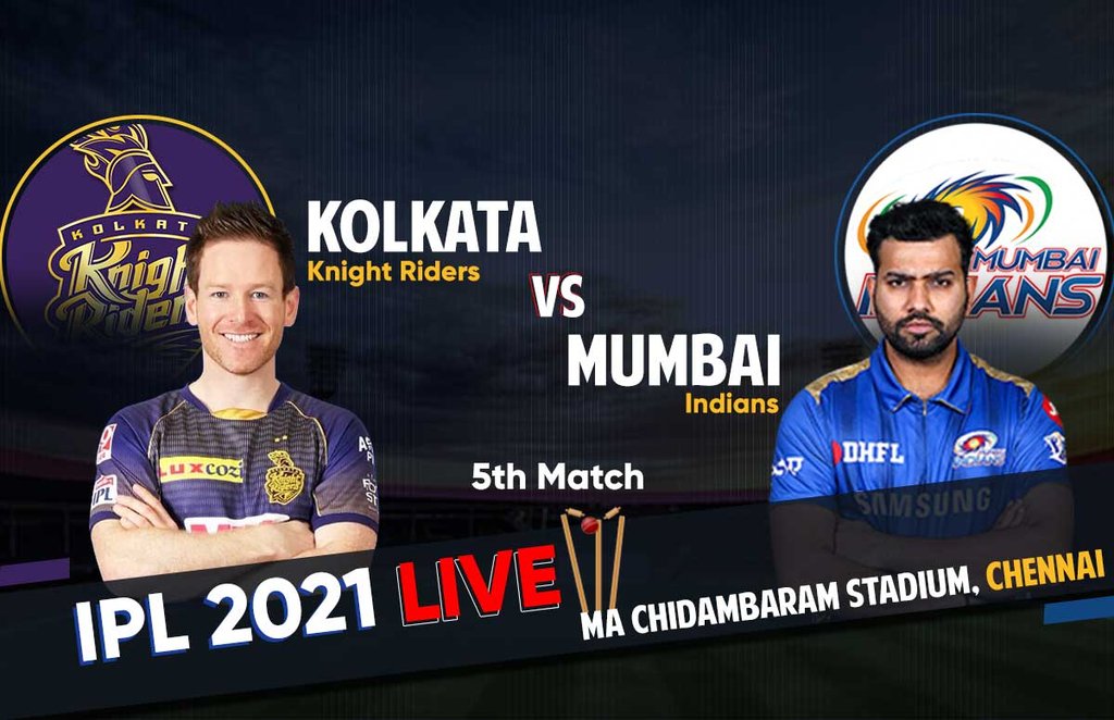 IPL 2021, KKR vs MI Live Score