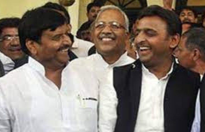 Mulayam Singh Yadav, Akhilesh Yadav, Shivpal Yadav, Sarala