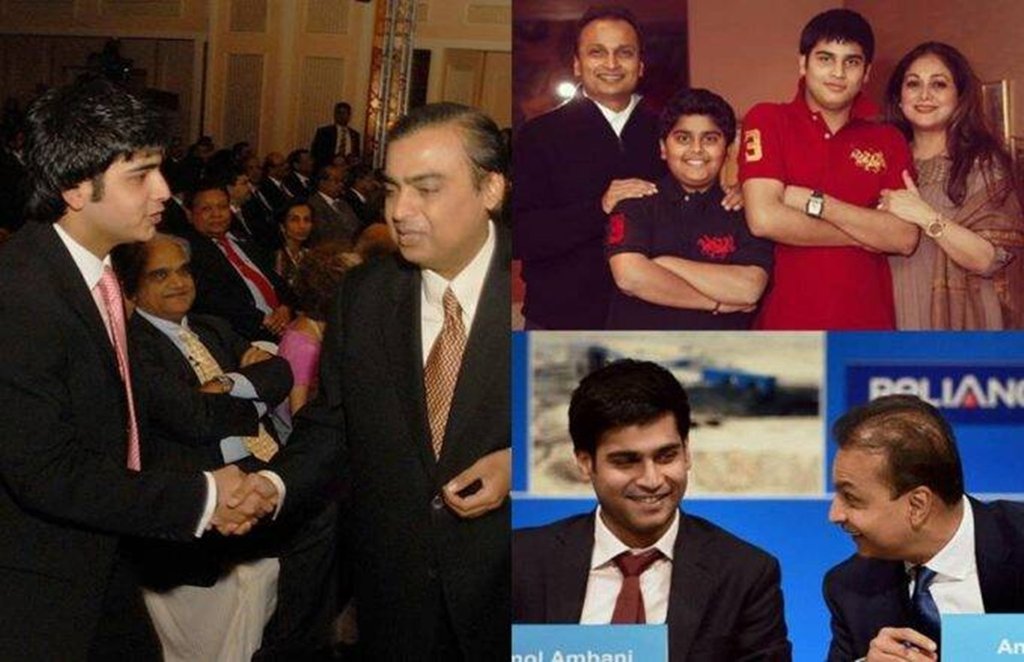 Anil Ambani, Mukesh Ambani, Tina Muneem, Nita Ambani, Jai Anshul, Jai Anmol