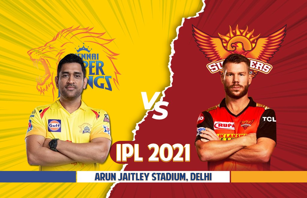IPL 2021, CSK vs SRH Playing 11 Prediction: दिल्ली में चेन्नई और हैदराबाद का मुकाबला।