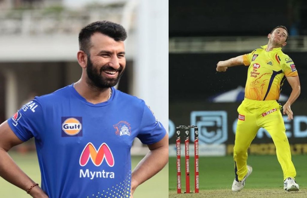 Cheteshwar Pujara, Josh Hazlewood