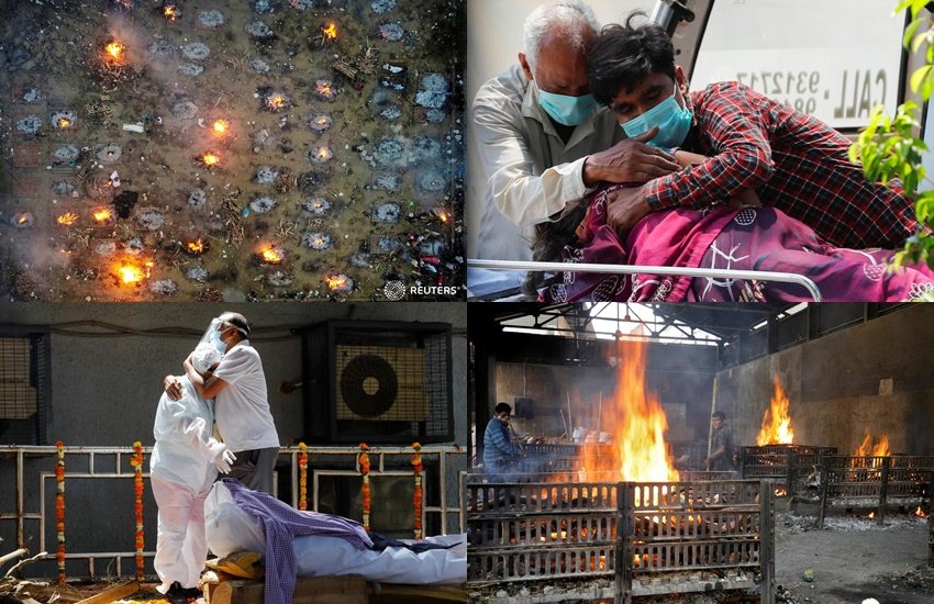 कोरोना महामारी ने भारत में बहुत बुरे हालात पैदा कर दिये है। रोजाना 3 लाख से ज्यादा संक्रमित पाए जा रहे हैं। आलम ये है कि अस्पतालों से लेकर श्मशान घाटों तक पर भारी भीड़ दिखाई दे रही है। 