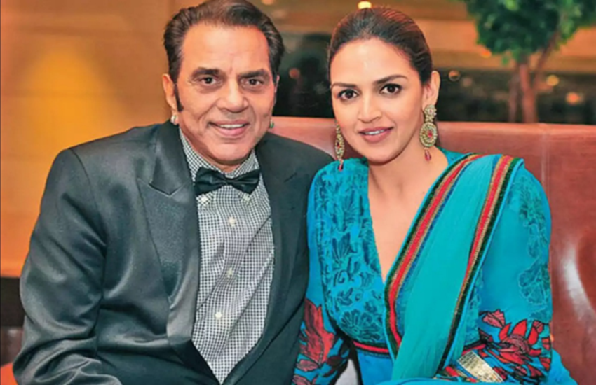Isha Deol, Hema Malini, Dharmendra