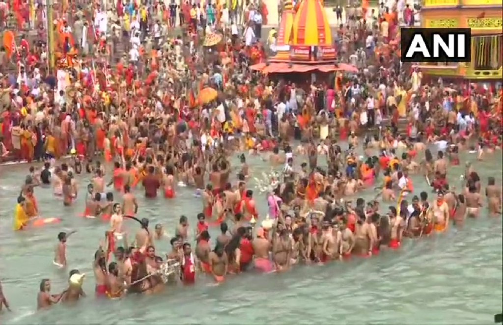 covid 19, covid guidlines,Tablighi Jamaat , Haridwar Kumbh 2021, second Shahi Snan, Somvati Amavasya, akhada snanHar ki Pauri, cm tirath singh rawat, महाकुंभ 2021