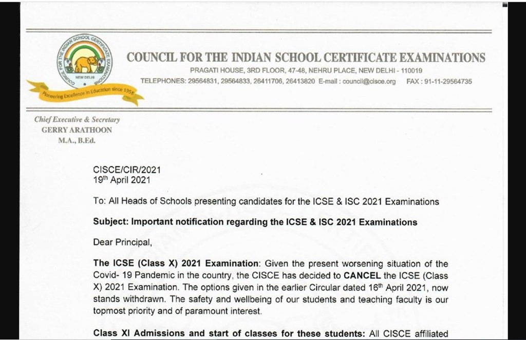 ICSE exams cancelled, isc,icse exams 2021, ICSE exam news, CISCE, CISCE board 10th exam ICSE exams cancelled, isc,icse exams 2021, ICSE exam news, CISCE, CISCE board 10th exam
