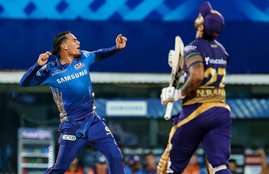 KKR vs MI IPL 2021 Rahul Chahar Rohit Sharma Eoin Morgan Andre Russell