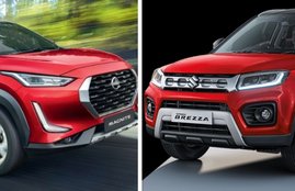 Maruti Vitara Brezza Vs Nissan Magnite Know which is best in features specifications and price